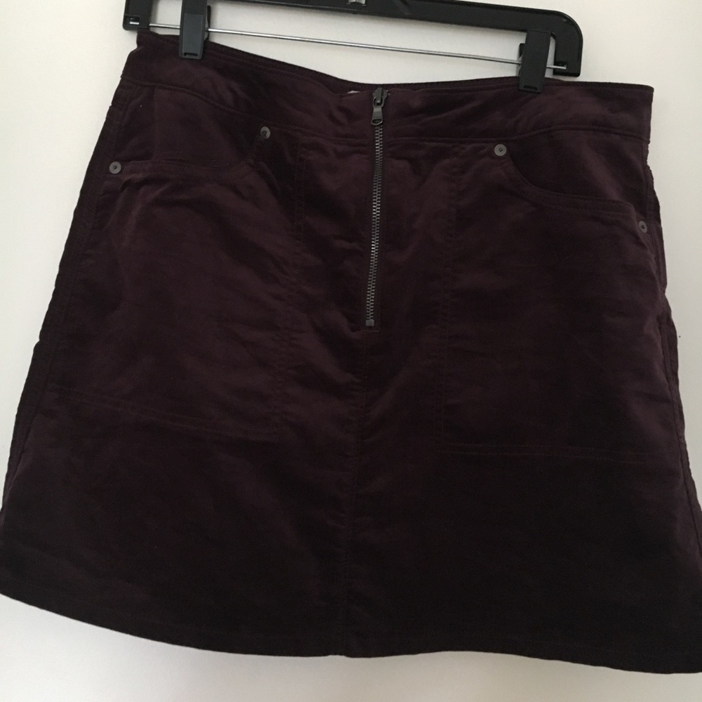 Maroon skirt